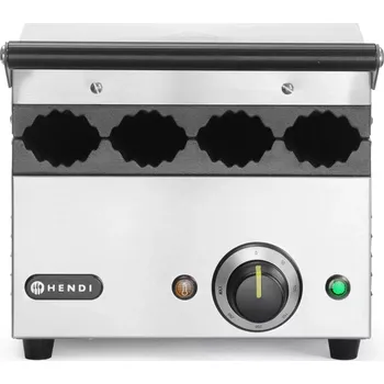 Tepelná izolace Kontaktní gril na párek v rohlíku a wrapy, HENDI, 220-240V/1800W, 385x285x(H)254mm | 263594