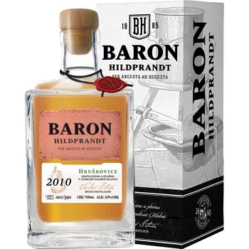 Pálenka Baron Hildprandt Hruškovice 2010 limitovaná edice 50 % 0,7l