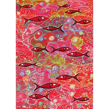 Puzzle Enjoy puzzle sytě červené 1500 dílků