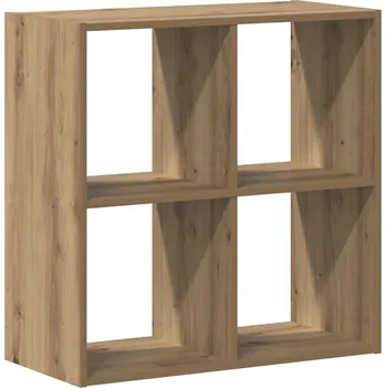 Knihovna Knihovna dub artisan 68,5 x 32 x 68,5 cm se 4 policemi