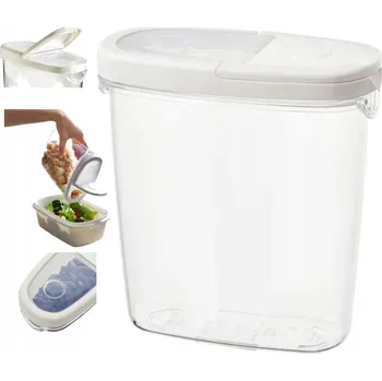 Dóza na potraviny Pojemnik na suchą żywność pokrývá krabička pro skladování o objemu 1,3 litru