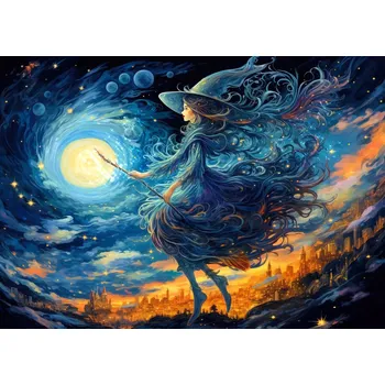 Puzzle ENJOY Noc čarodějnic 1000 dílků