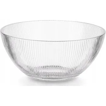 Salátová Mísa skleněná ryhovaná miska Anastasia 22,5 cm 2000 ml