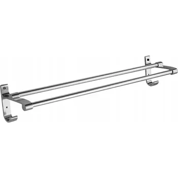 Věšák Tyč s háčky na kolíčky Aptel šedá