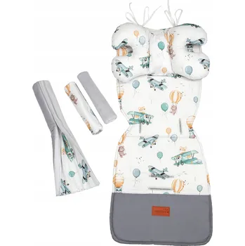 OBOUSTRANNÁ VLOŽKA do kočárku SPORTOVNÍHO typu CAMICCO VELVET SADA