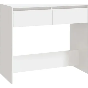 Komoda Bílá konzole se dvěma zásuvkami 89 x 41 x 76,5 cm