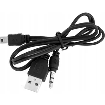 Příslušenství pro čtečku elektronické knihy Adaptér mini USB na USB + jack APTEL AK287 černý