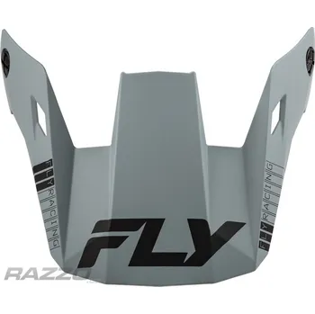 Sportovní chránič Náhradní kšilt dětské helmy FLY Rayce Youth Visor Matte Grey