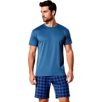 Pánské pyžamo Pánské Pyžamo Krátké FOLTÝN PK 329 Velikost: 5XL