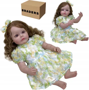 Panenka Spící Panenka Reborn 55 cm Jako Skutečné Miminko Realistická