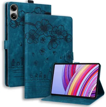 Příslušenství pro tablet VSECHNONAMOBIL 131271 ART LILIE Skládací pouzdro pro Xiaomi Redmi Pad 2 Pro modré