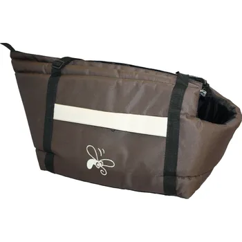 přepravka pro zvíře Huhubamboo taška hnědá+béžová S