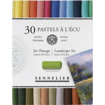 Sada suchých pastelů Sennelier 30 polovičních krajinářská