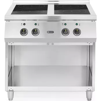 Tepelná izolace Indukční vařič se 4 varnými deskami, HENDI, 400V/17000W, 800x720x(H)854mm | 237687