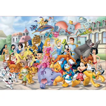 Puzzle Puzzle Disney průvod postaviček 200 dílků Educa