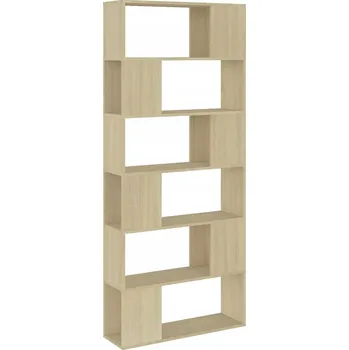 Knihovna Regál na knihy dub sonoma 80 x 24 x 186 cm