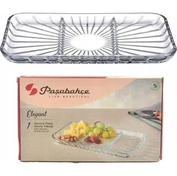 Mísa Elegant 27,6x16,2 cm 3-dílná skleněná 54983