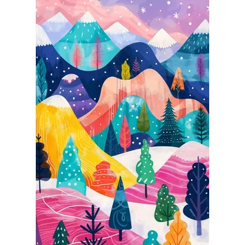 Puzzle Puzzle Zimní paleta 1000 dílků