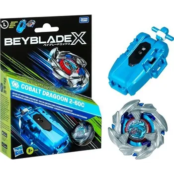Hra na zahradu Beyblade X Cobalt Dragoon 2-60C Deluxe startovací sada výpletů s levým otáčením