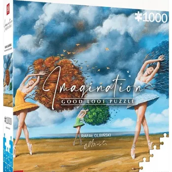 Puzzle Puzzle Good Loot 1000 dílků Rafał Olbiński - Shape of Color Green