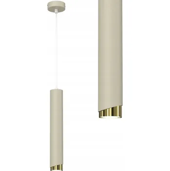 ZÁVĚSNÁ LAMPA STROPNÍ SVÍTIDLO STROPNÍ BÉŽOVÁ BEIGE TUBA KUCHYNĚ OBÝVACÍHO POKOJE LED EYE GU10