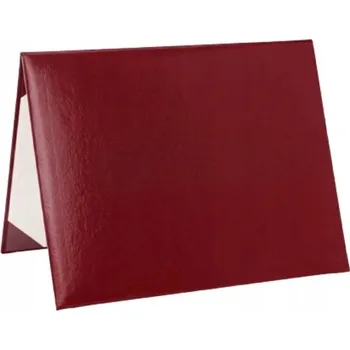 Obraz Desky na diplom bordó tvrdé imitace kůže 216x146