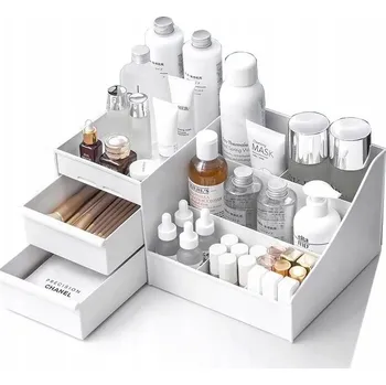 Bílý organizér na kosmetiku CB15B