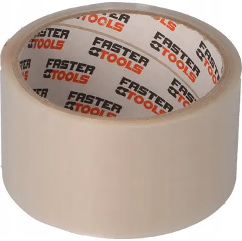 Lepicí páska Balicí páska FASTER TOOLS průhledná šířka 48 mm délka 30 m 1 ks