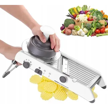 Kráječ zeleniny PROFESIONÁLNÍ KRÁJEČ NA ZELENINY A OVOCE, STRUHADLO RUGULOVANÉ ČEPELÍ