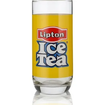 Sklenice SKLENICE NA NÁPOJE LIPTON ICE TEA YELLOW RASTAL SBĚRATELSKÁ SKLENICE 300ml