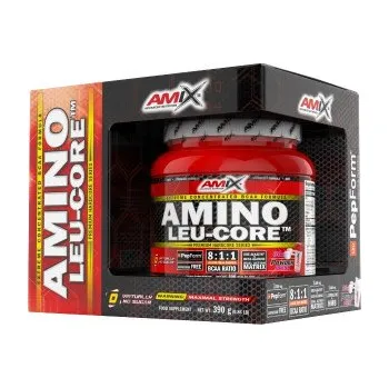 Aminokyselina Amix Amino Leu-Core 390 g modrá malina