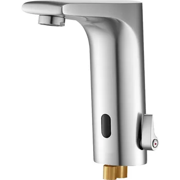 Vodovodní baterie Vevor Bezdotyková umyvadlová baterie, páková, bateriová, 9,5mm, nikl