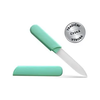 Svorto Pilník skleněný s krytkou 13,5 cm zelený