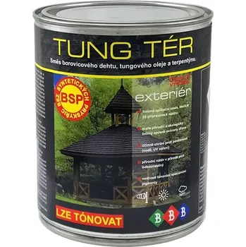 Olej na dřevo TUNG tér - netónovaný 0,9lt