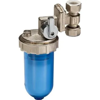 WK otočný dávkovač polyfosfátu s by-passem | 1/2" přípojky | Nerozbitné průhledné WC | Ochrana