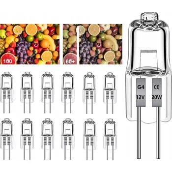 Žárovka 20W HALOGENOVÁ ŽÁROVKA JC G4 Teplá 12V KŘEMÍKOVÁ Čirá