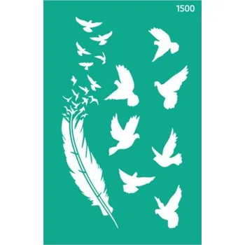 Šablona opakovatelně samolepicí 13x20cm – 1500