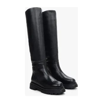 Dámské kozačky Estro Kozačky ER00114217 Černá 36