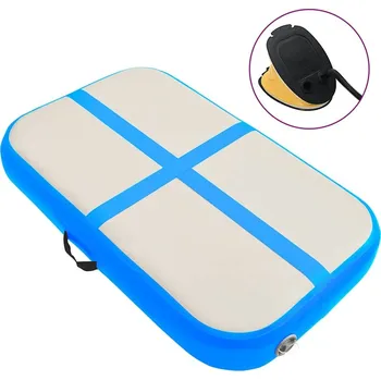 vidaXL Nafukovací žíněnka s pumpou 60 x 100 x 20 cm PVC [92657] Barva: Modrá