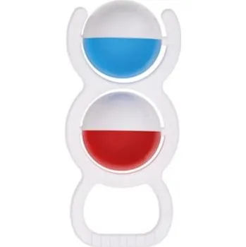 TULLO Chrastítko dvě kuličky Barevná Kulička 0m+