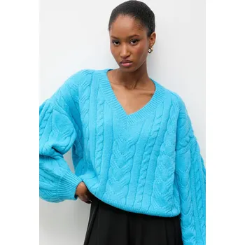 Dámský svetr Vlněný svetr Answear.LAB lu4410.fh modrá 55X, vel. M/L