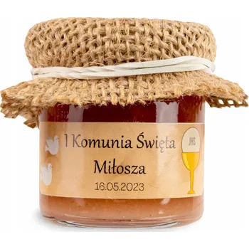 Sklenice Poděkování pro hosty Green Touch pastovaný med