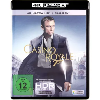 Blu-ray film James Bond 007 - Casino Royale Blu-ray 4K disk