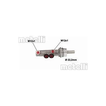 Brzdový válec Hlavní brzdový válec METELLI 05-1116