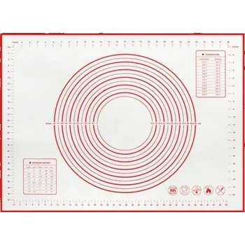 Váleček na těsto Silikonová pečicí podložka 30 x 40 cm Kuchyňská podložka na pečení hnětení těsta ochranu pracovní plochy opakované použití