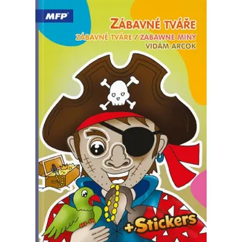 Antistresové omalovánky Omalovánky se samolepkami Zábavné tváře