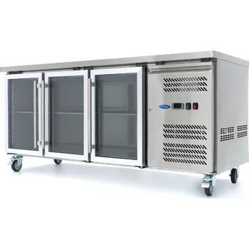 Autochladnička Maxima Pultový CHLADÍCÍ STŮL - 180 cm - 3 skleněné dveře | 09400406