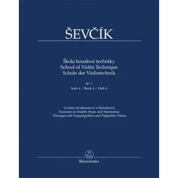Hudebniny Škola houslové techniky - Otakar Ševčík