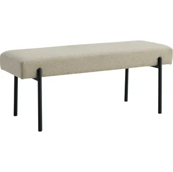 Nábytek House Nordic Polstrovaná lavice SWINDON světle šedá 1401301AA