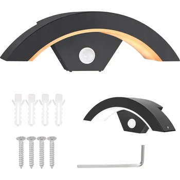 Nástěnné svítidlo Nástěnné svítidlo Bedee černé, integrovaný LED zdroj 18 W